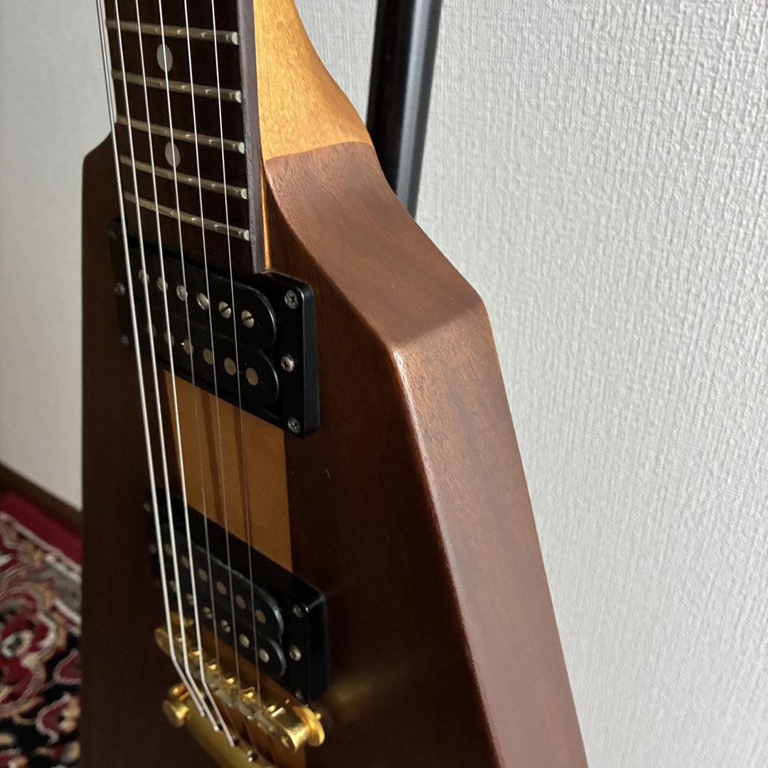 1995-2002 Greco GV-90MH Flying V Mahogany Neck-Through MIJ Japan w/Soft Case