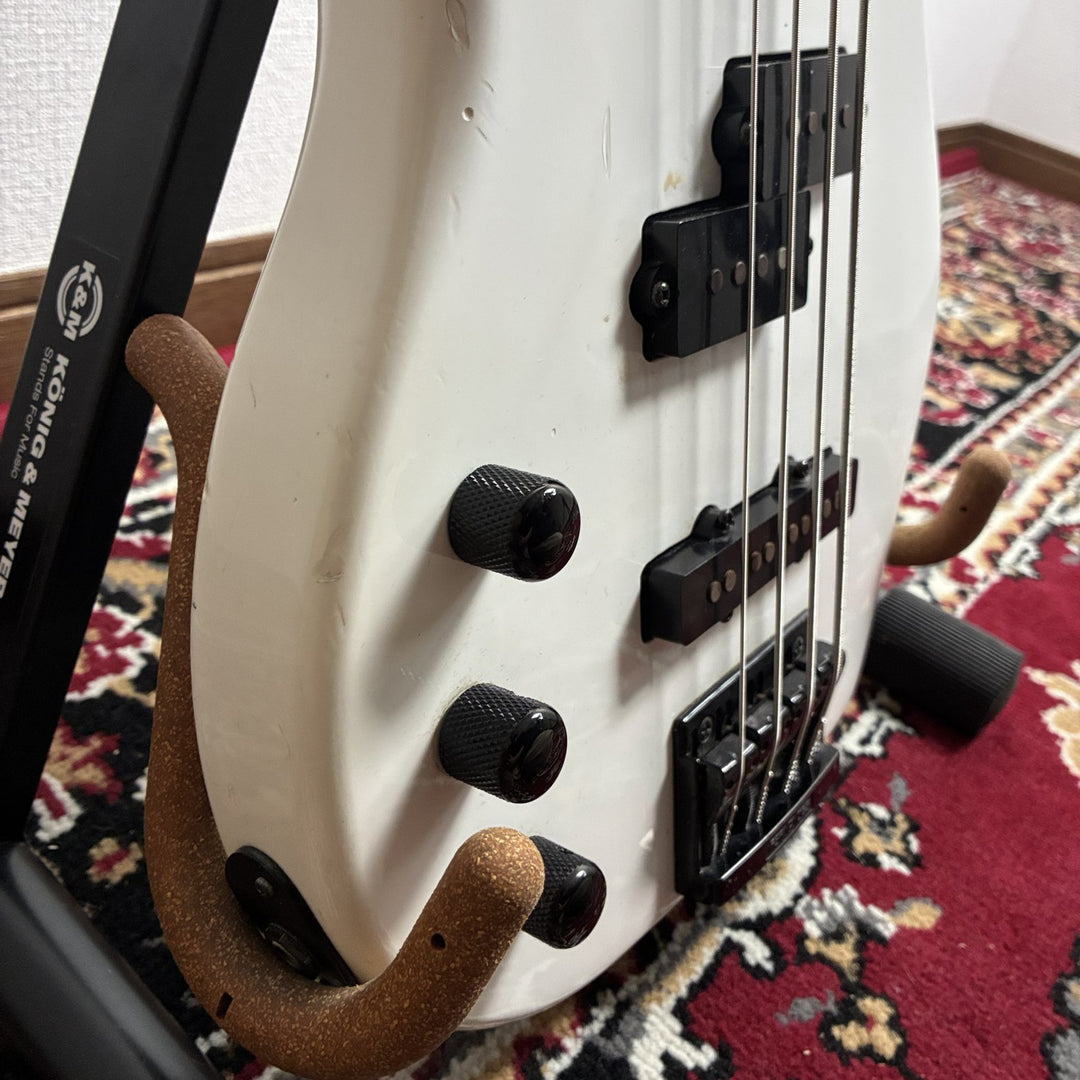 1980s-90s Fernandes FRB-45 Revolver Bass Left-Handed PJ White MIJ Japan Lefty