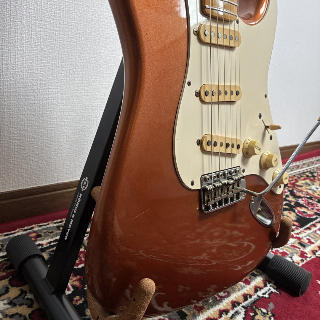 1989-1990 Fender Japan ST-500VM Stratocaster Copper Metallic 22-Fret MIJ Fujigen