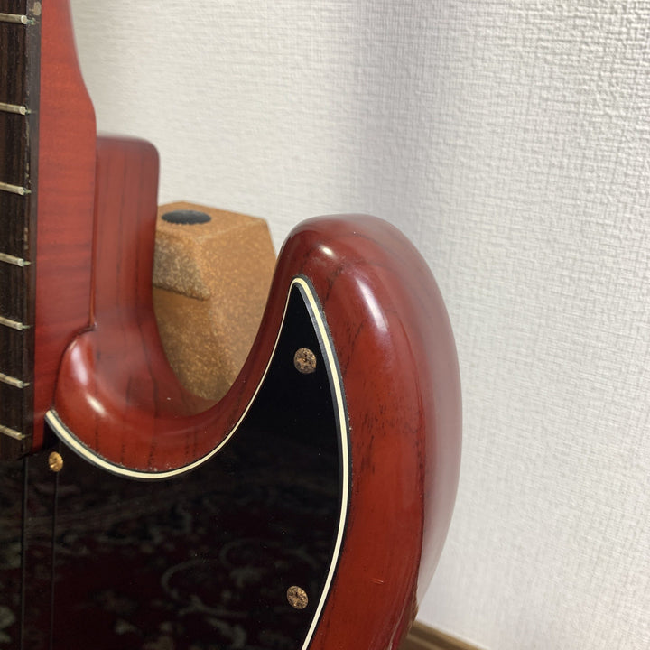 1993-1994 Fender Japan JBG-70 Jazz Bass Satin Red Gold Hardware MIJ Fujigen