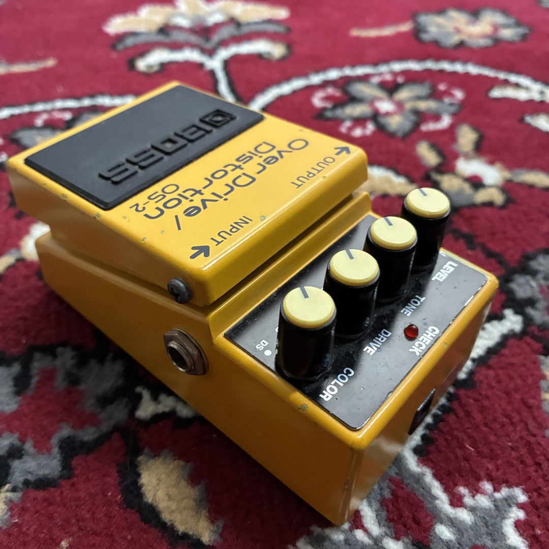 BOSS OS-2 OverDrive / Distortion Guitar Effects Pedal w/ Box &amp; Manual, Taiwan