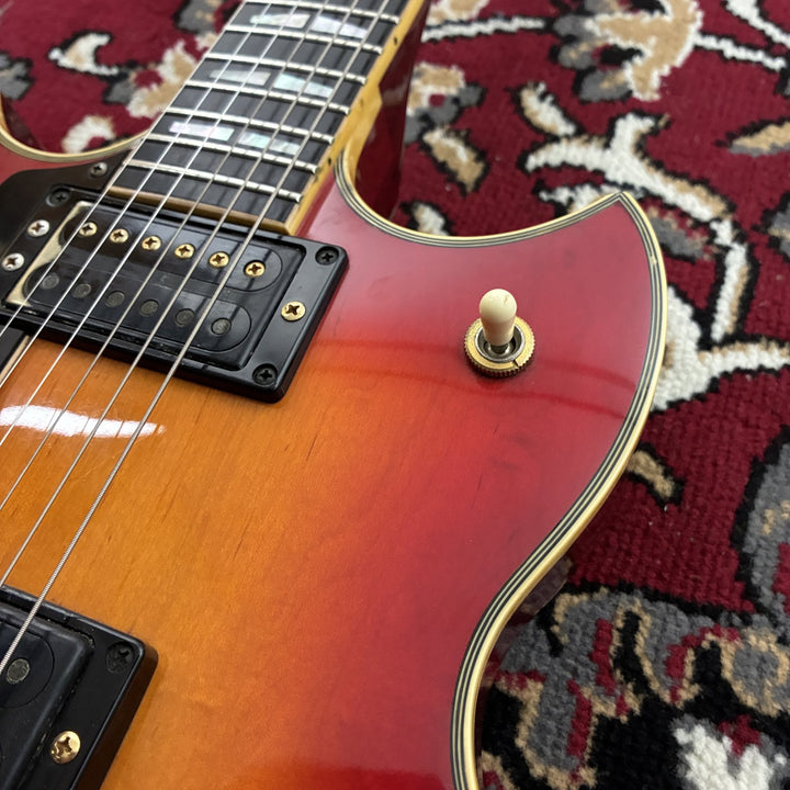 1977-1981 Yamaha SG-1000 Lefty Left-Handed Cherry Sunburst MIJ Vintage w/ Case
