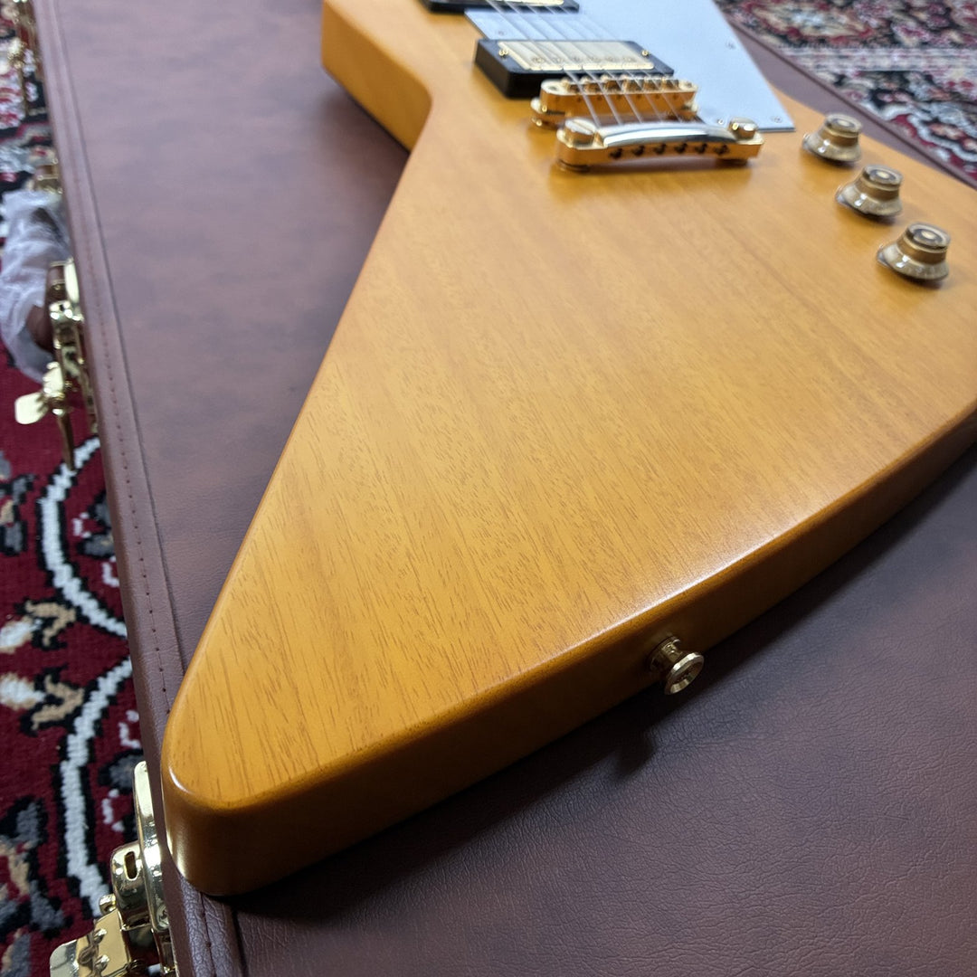 2023 Epiphone 1958 Korina Explorer Inspired by Gibson Custom Aged Natural w/Case