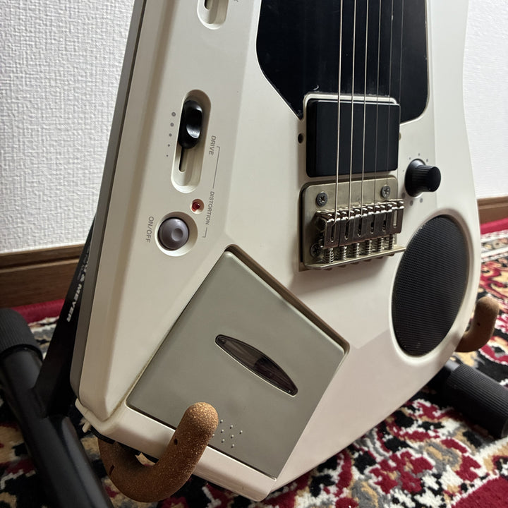 1980s Casio EG-5 Eleking White Guitar Built-in Cassette Deck Amp Speaker MIJ