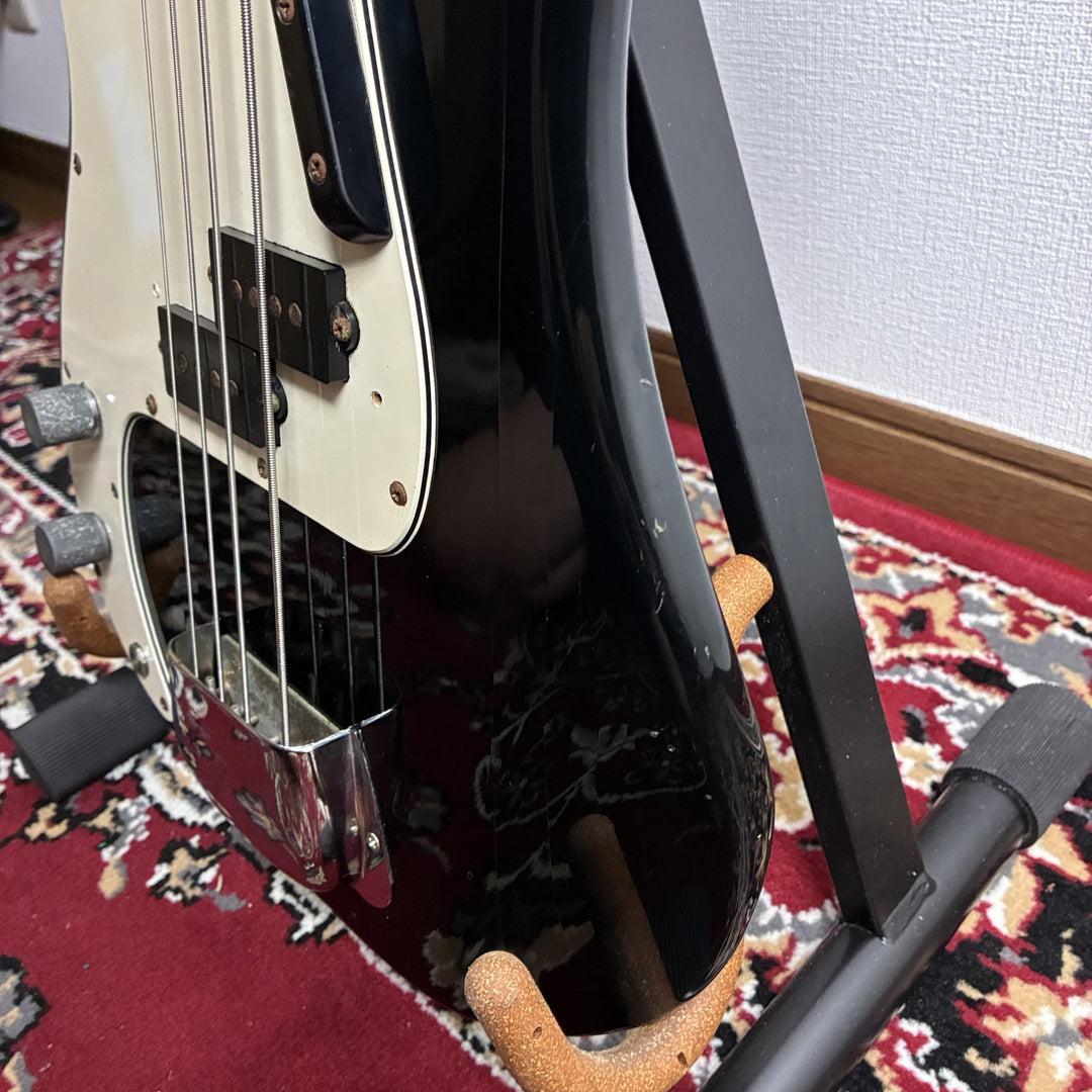 1976 Greco PB-500 Precision Bass Left-Handed Black Maple Neck Lefty MIJ Japan