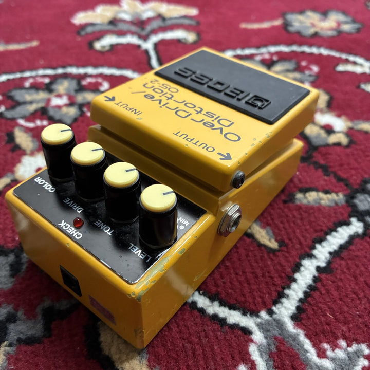 BOSS OS-2 OverDrive / Distortion Guitar Effects Pedal w/ Box &amp; Manual, Taiwan