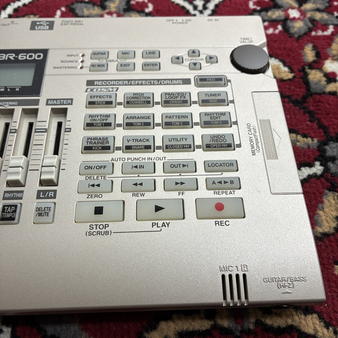 BOSS BR-600 Digital Recorder 8-Track Portable MTR COSM w/ Original Box &amp; Case