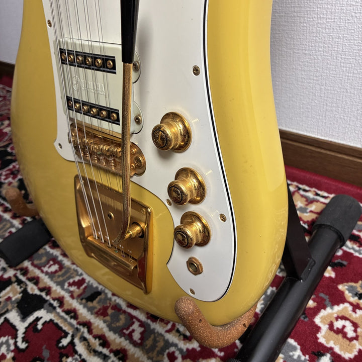 1995-96 Yamaha SG-12AS Flying Samurai 12-String Vintage Yellow MIJ w/OHSC Japan