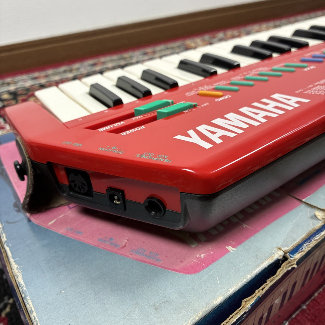 1987 Yamaha SHS-10R Red Keytar FM Digital Keyboard MIDI MIJ w/ Box &amp; Strap