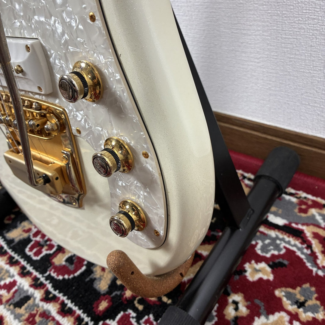 2000s Yamaha SGV1200 Flying Samurai Offset Pearl Snow White Gold HW w/ OHSC