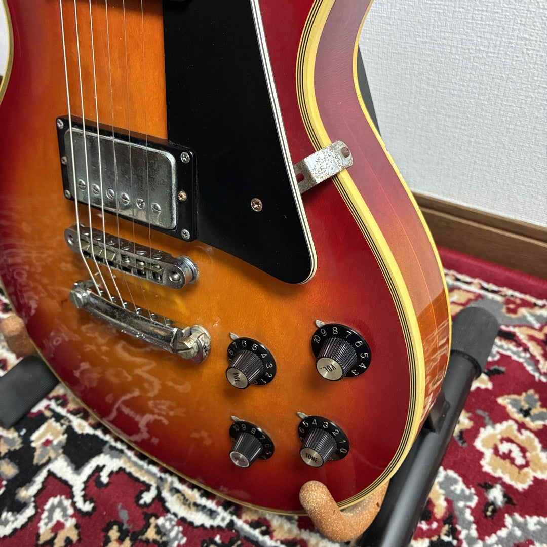 1970s Aria Pro II LC-500 Les Paul Custom Cherry Sunburst MIJ Matsumoku Japan