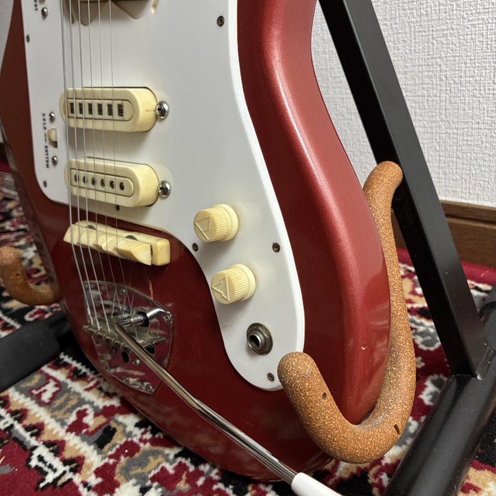 c.1966-67 Guyatone LG-120T Swivel Pickup Metallic Red MIJ Vintage Bizarre Japan