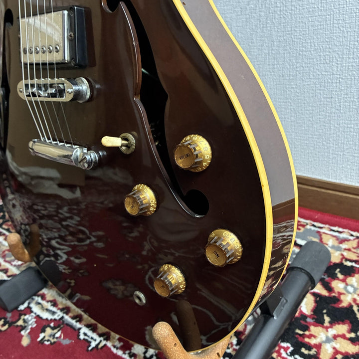 1977-78 Yamaha SA1000 Super Axe Brown Semi-Hollow DiMarzio MIJ Nippon Gakki