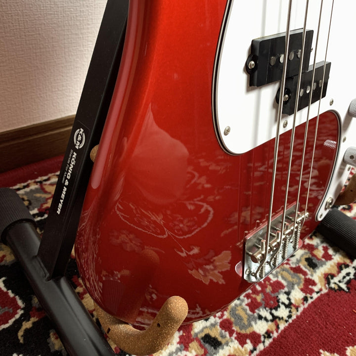 2011 CoolZ ZPB-1R P-Bass Style Candy Apple Red MIJ Fujigen CFS w/ Gig Bag