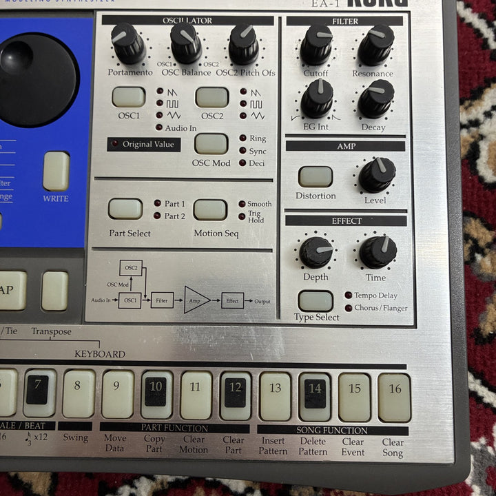Korg Electribe EA-1 Analog Modeling Synthesizer Groovebox w/ AC Adapter MIJ
