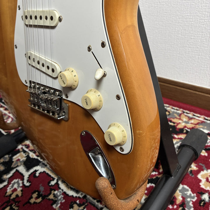 1977-1980 Aria Pro II ST-500 Stagecaster Natural MIJ Matsumoku Vintage Strat