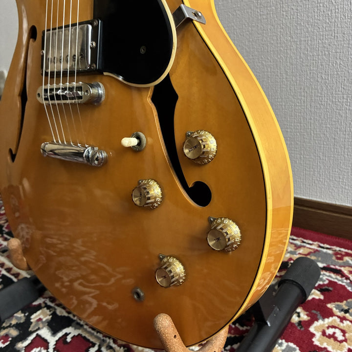 1977-1978 Yamaha SA700 Super Axe Natural Semi-Hollow ES-335 Style MIJ w/ Case