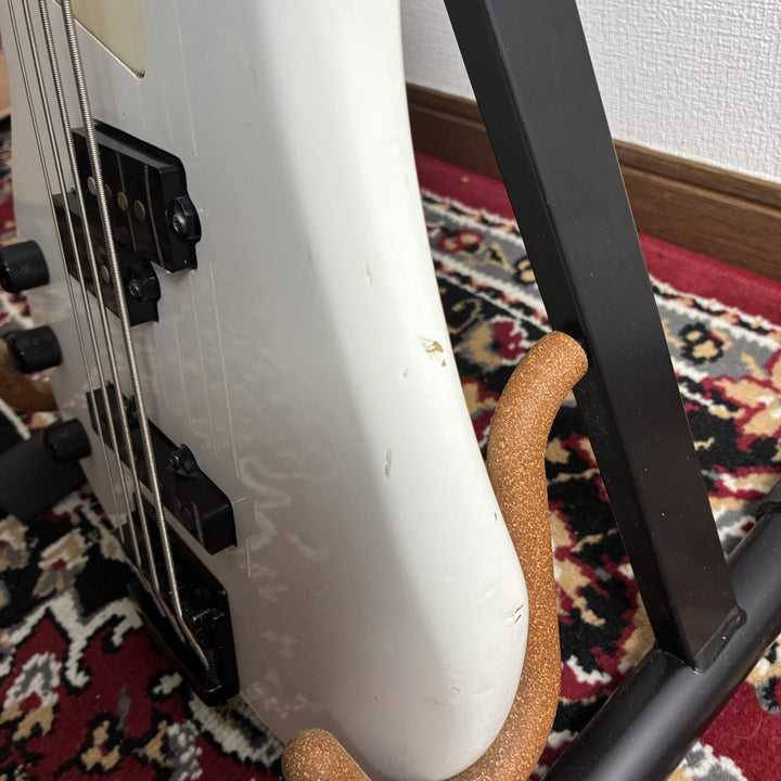1980s-90s Fernandes FRB-45 Revolver Bass Left-Handed PJ White MIJ Japan Lefty