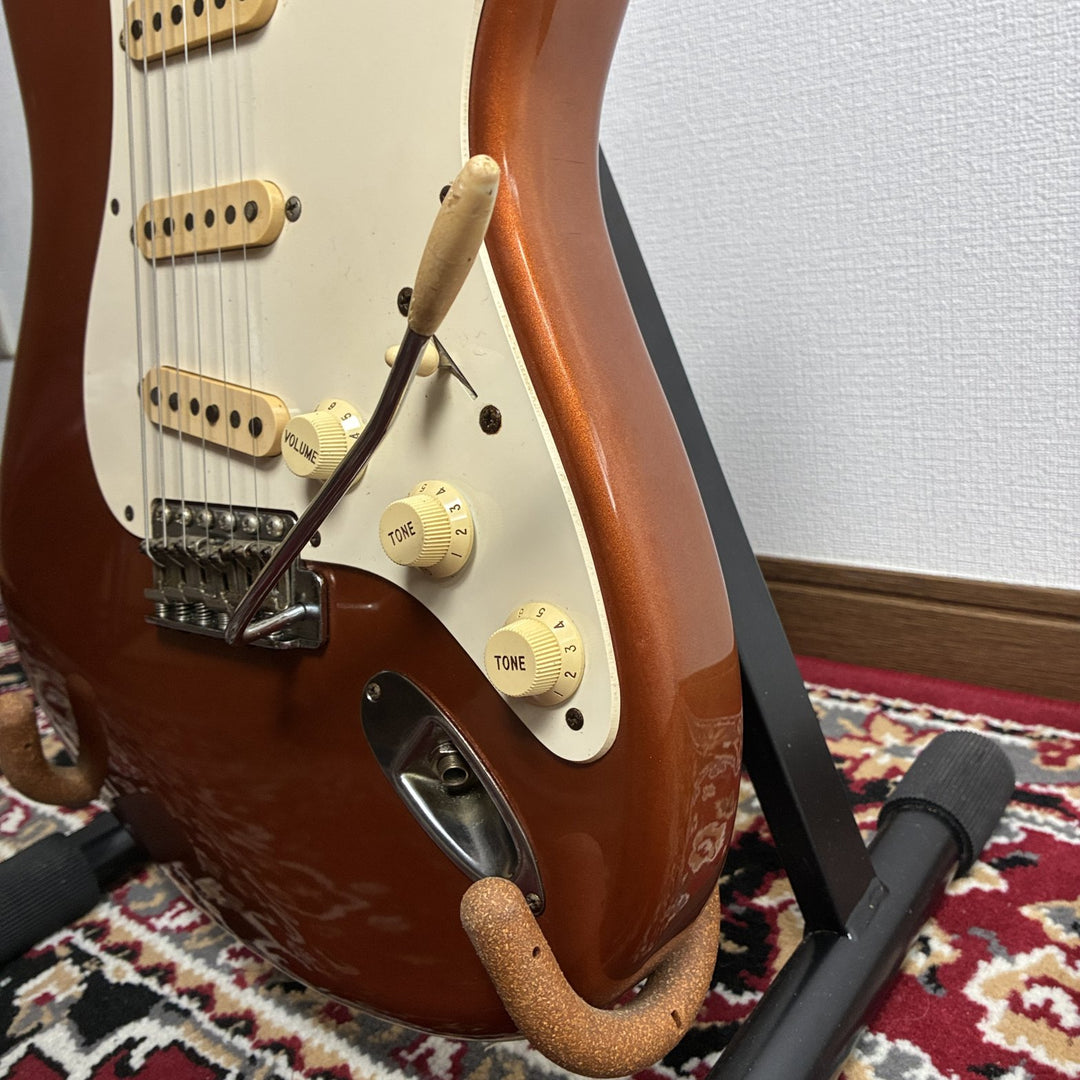 1989-1990 Fender Japan ST-500VM Stratocaster Copper Metallic 22-Fret MIJ Fujigen