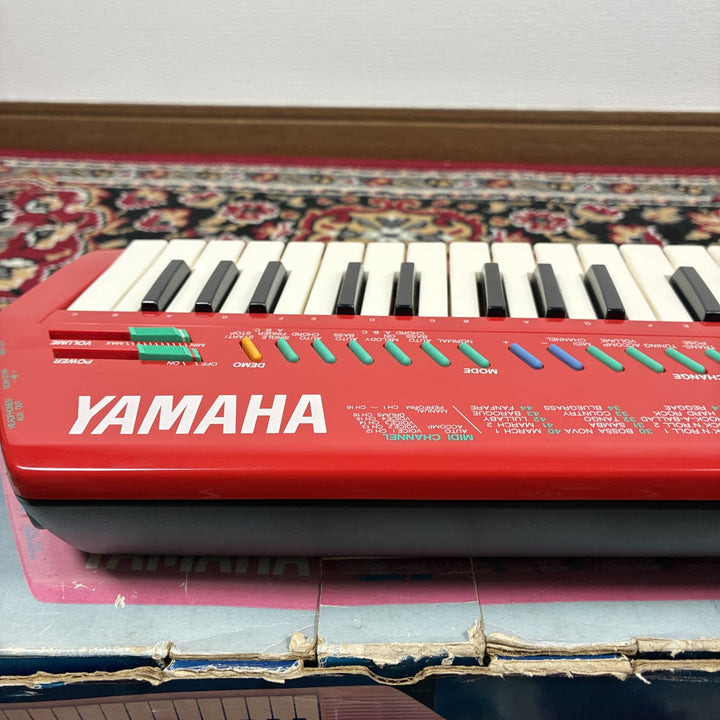 1987 Yamaha SHS-10R Red Keytar FM Digital Keyboard MIDI MIJ w/ Box &amp; Strap
