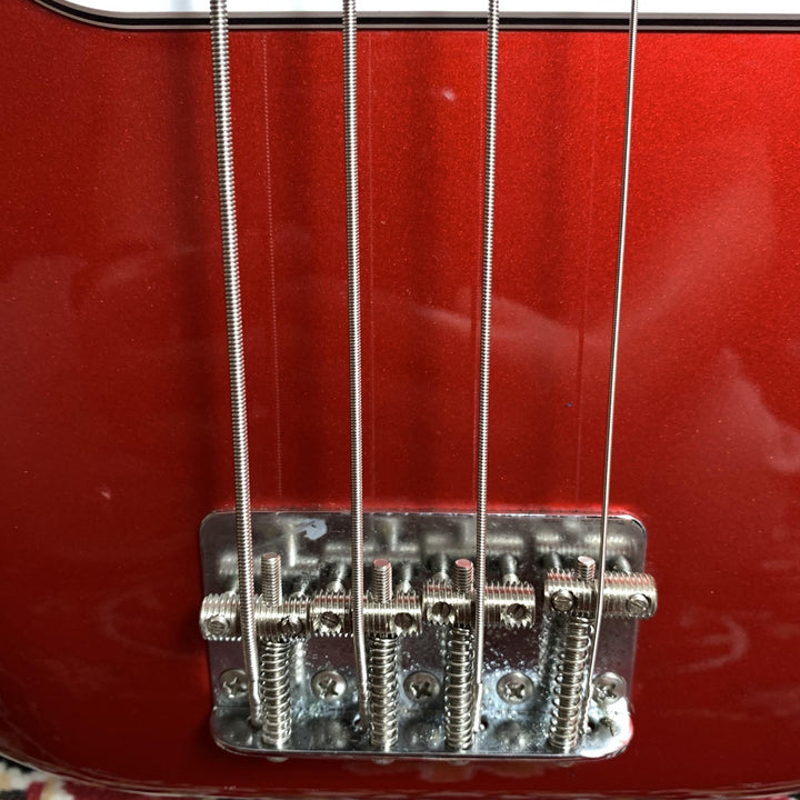 2011 CoolZ ZPB-1R P-Bass Style Candy Apple Red MIJ Fujigen CFS w/ Gig Bag
