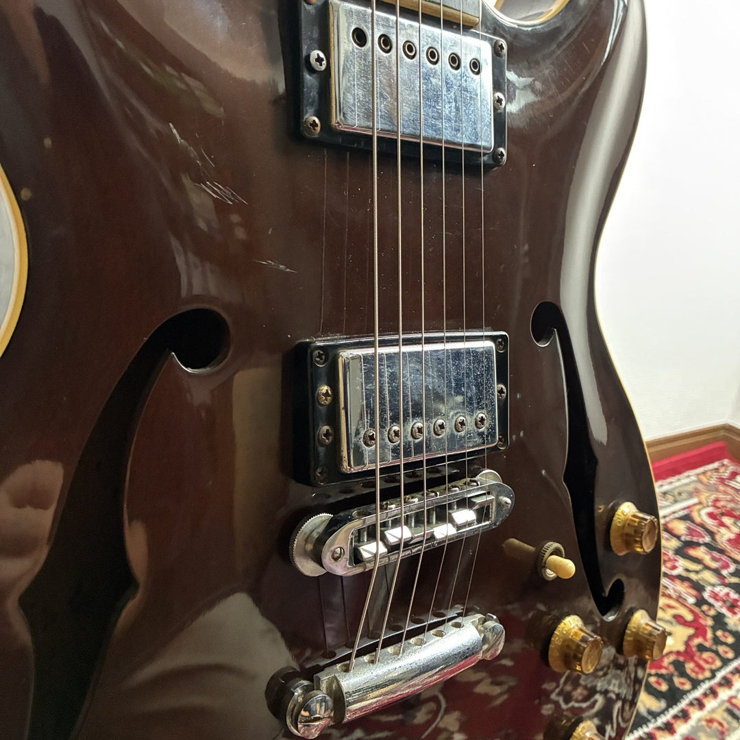 1977-78 Yamaha SA1000 Super Axe Brown Semi-Hollow DiMarzio MIJ Nippon Gakki