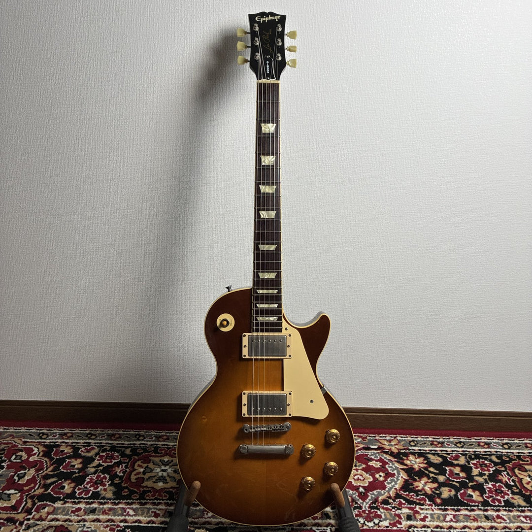 1999 Epiphone Japan Les Paul Standard Sunburst MIJ Fujigen Gibson Headstock