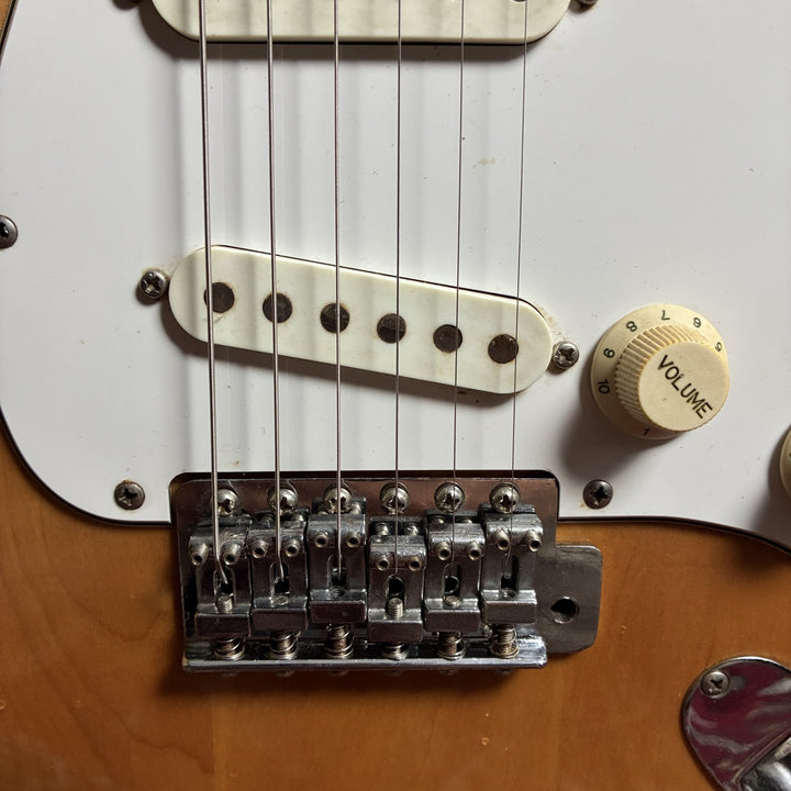 1977-1980 Aria Pro II ST-500 Stagecaster Natural MIJ Matsumoku Vintage Strat