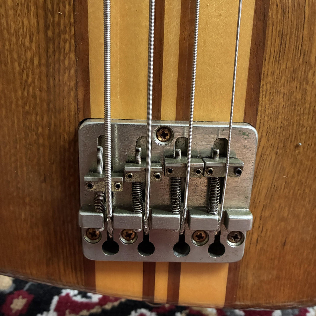 1980 Aria Pro II RSB-600 Rev-Sound Bass Neck-Thru Natural MIJ Matsumoku Japan