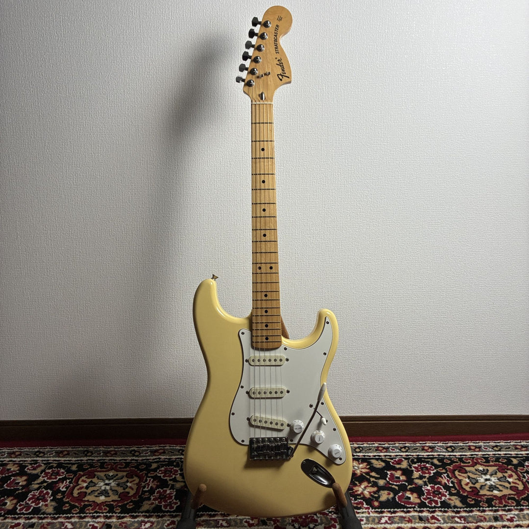 1993-94 Fender Japan ST72-53 Order Made Stratocaster Yellow White MIJ Fujigen