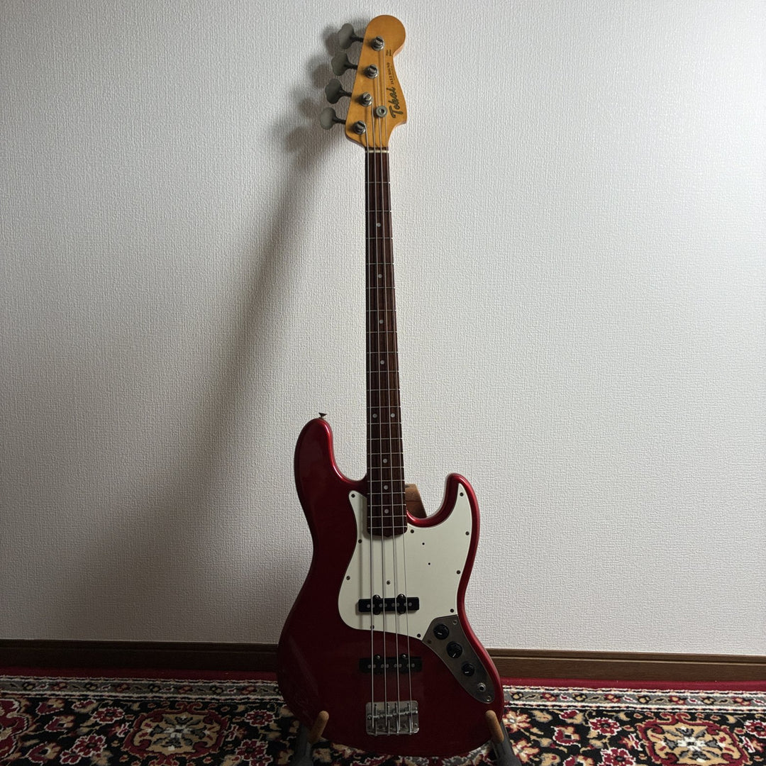 1984 Tokai JB-45 Jazz Sound Jazz Bass Candy Apple Red MIJ Japan w/ Soft Case