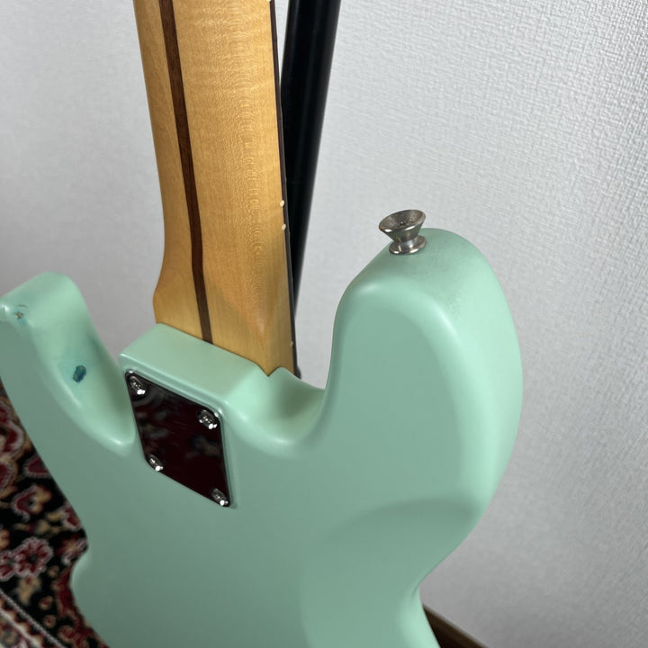 2022 Fender Made in Japan Junior Collection Jazz Bass Short Scale Surf Green MIJ