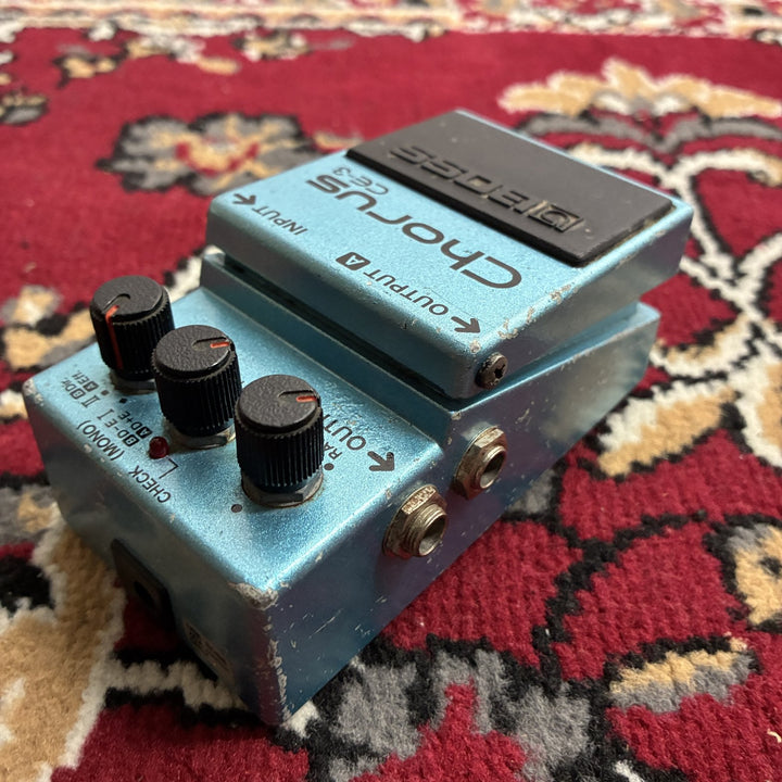 1982-1984 BOSS CE-3 Chorus Black Label ACA MIJ Vintage Analog Stereo Pedal