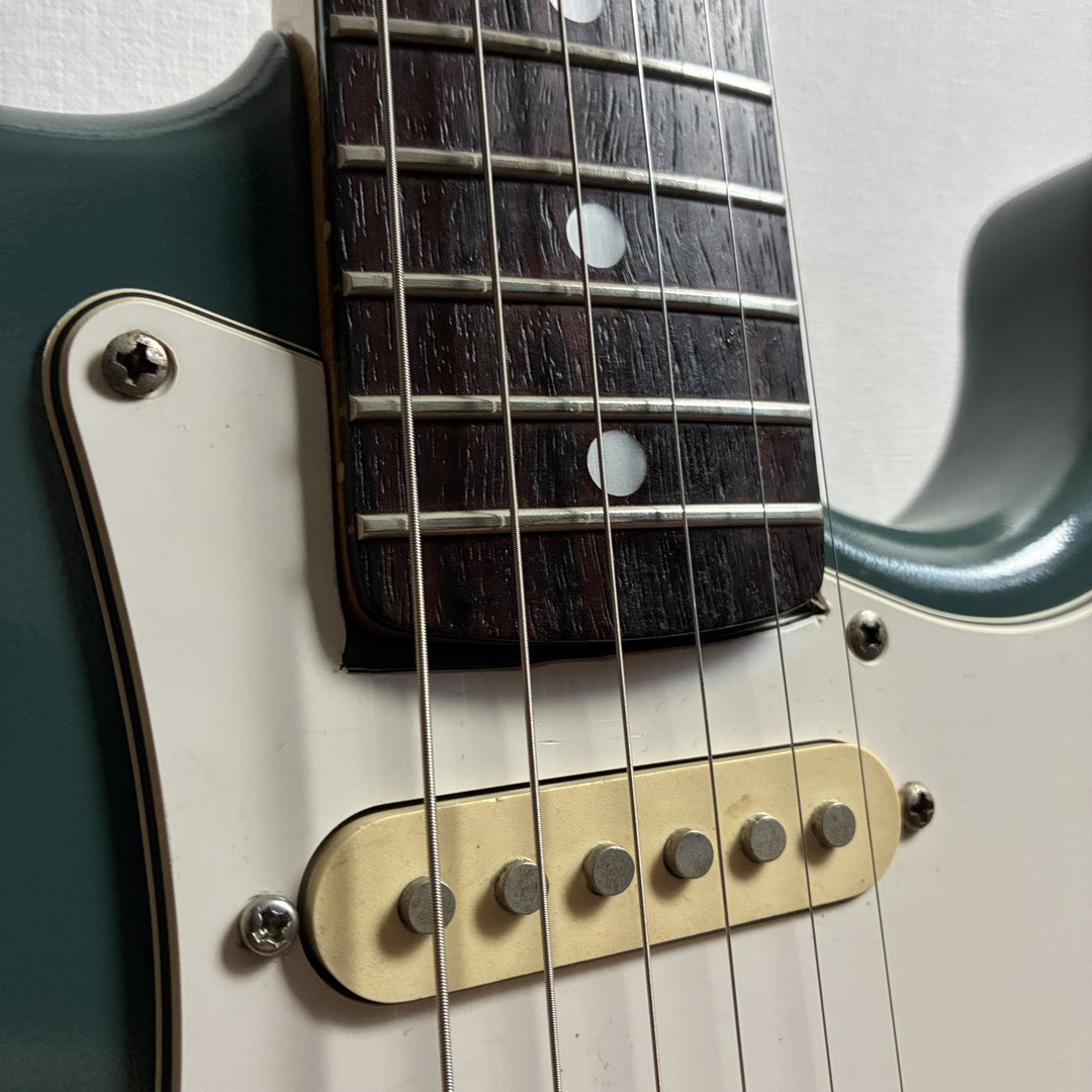 1985 Fernandes FST Stratocaster Type MIJ Japan Teal Refinished w/ Soft Case