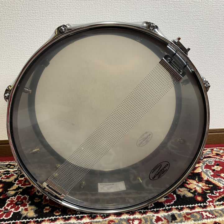 Canopus Black Nickel Brass BB-1455 14x5.5 Brass Snare Drum 2010 MIJ