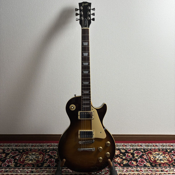 1977 Greco EG Les Paul Standard Type Semi-Hollow Sunburst MIJ Lawsuit Era w/ HC