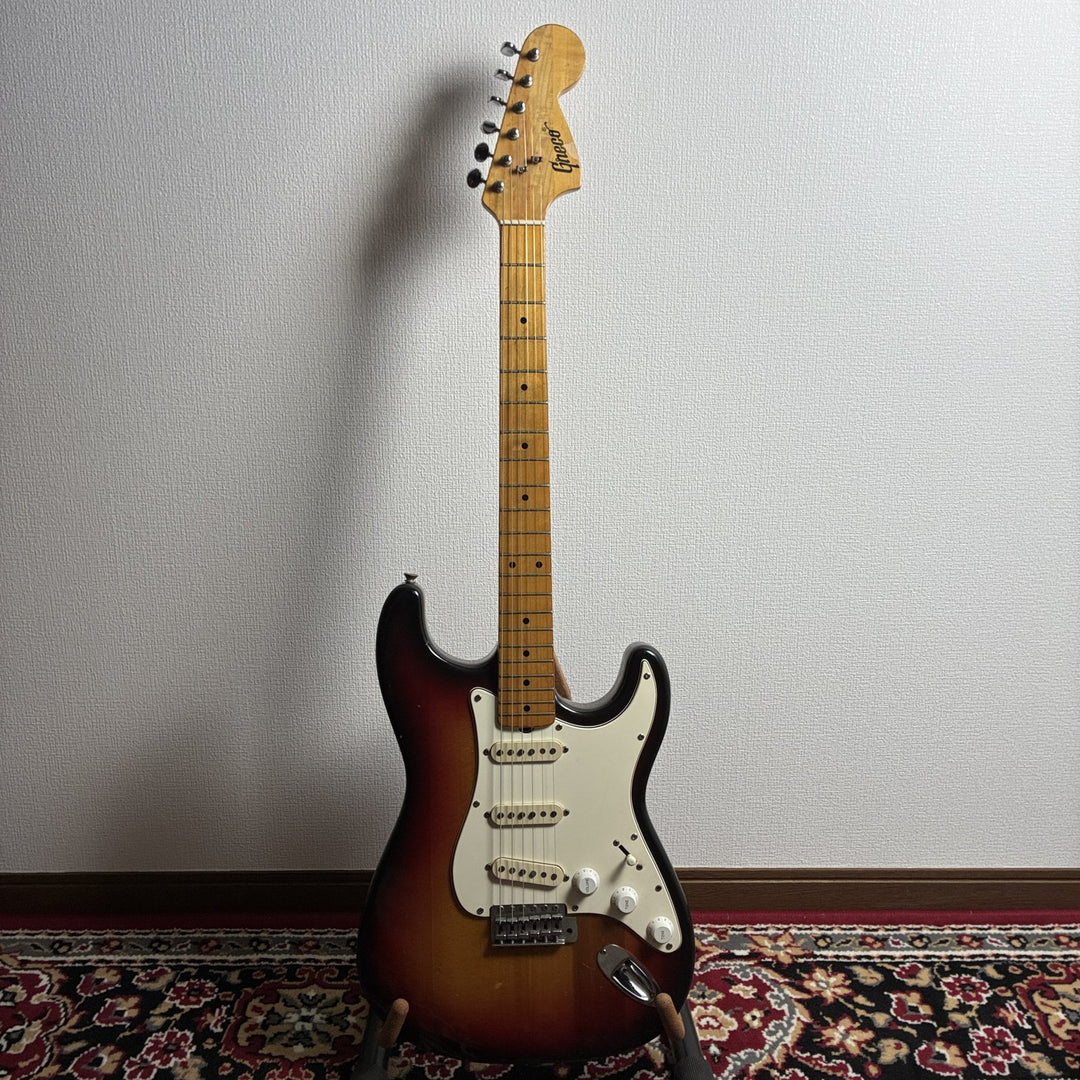 1972-1975 Greco SE Stratocaster Gneco Logo Matsumoku Maxon MIJ Sunburst As-Is