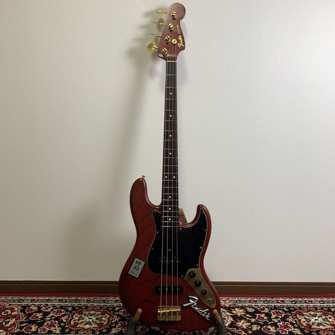 1993-1994 Fender Japan JBG-70 Jazz Bass Satin Red Gold Hardware MIJ Fujigen