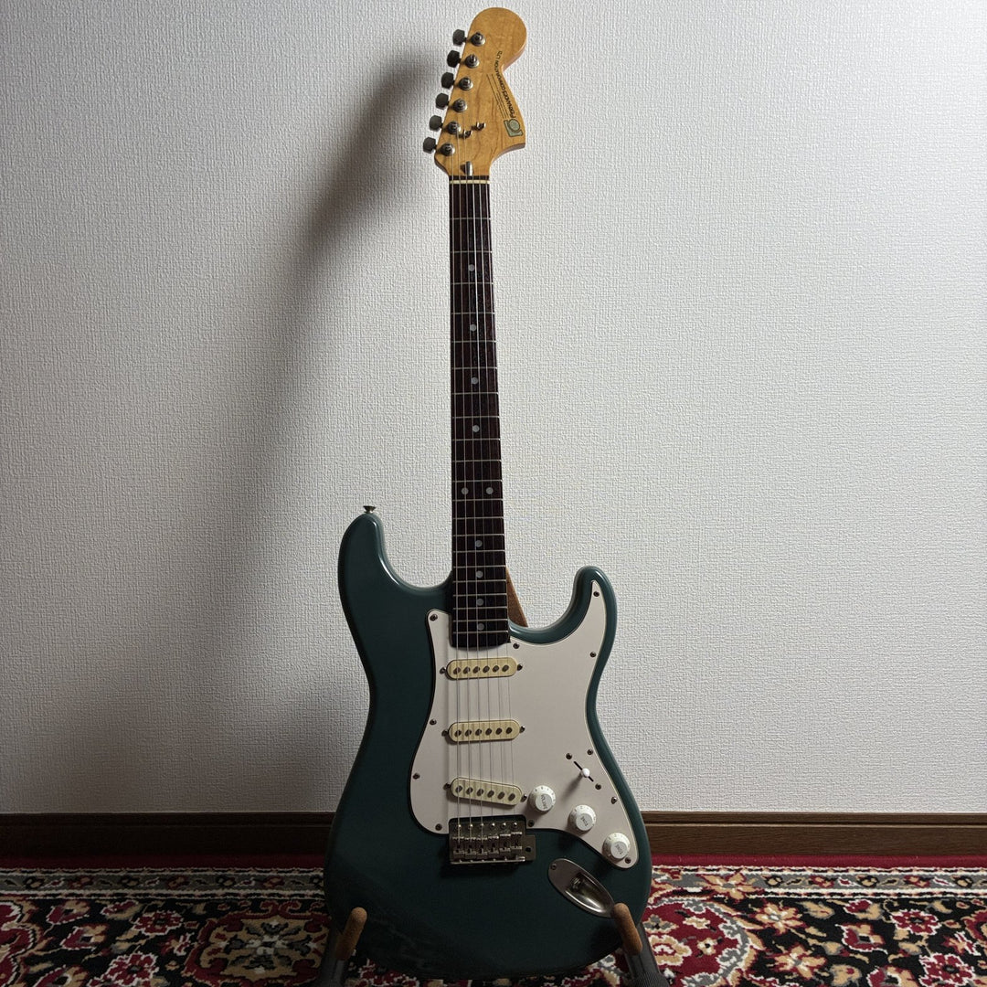 1985 Fernandes FST Stratocaster Type MIJ Japan Teal Refinished w/ Soft Case
