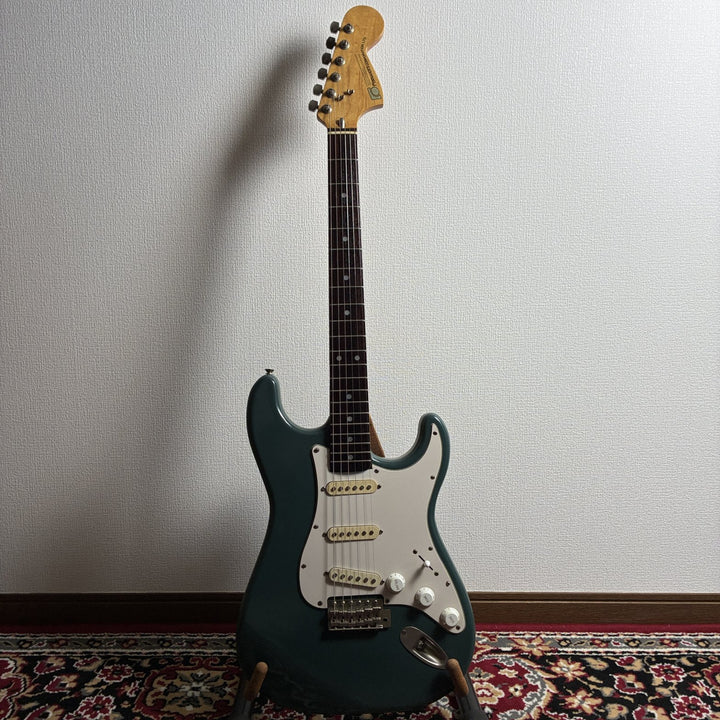 1985 Fernandes FST Stratocaster Type MIJ Japan Teal Refinished w/ Soft Case