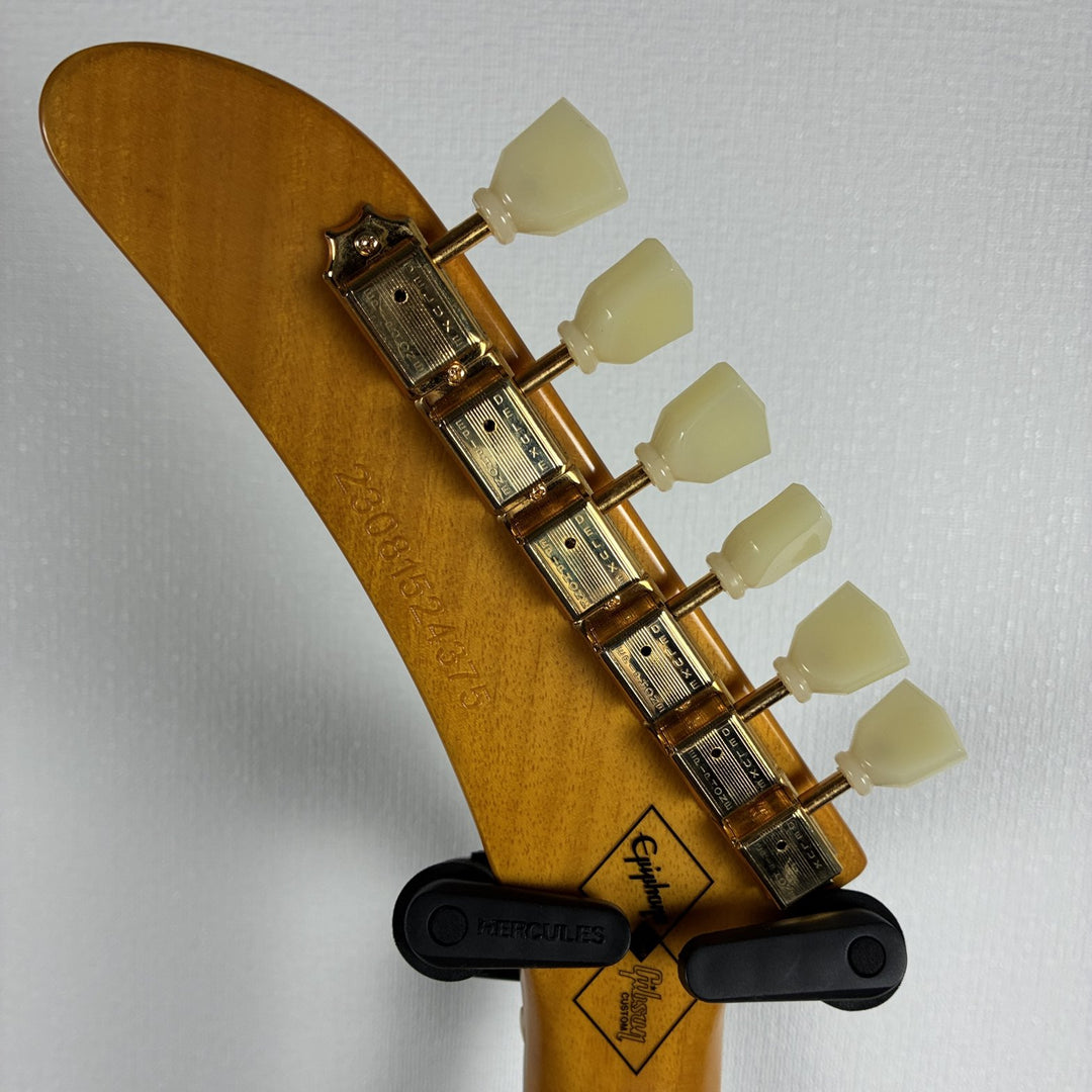 2023 Epiphone 1958 Korina Explorer Inspired by Gibson Custom Aged Natural w/Case
