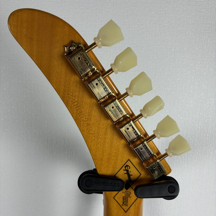 2023 Epiphone 1958 Korina Explorer Inspired by Gibson Custom Aged Natural w/Case