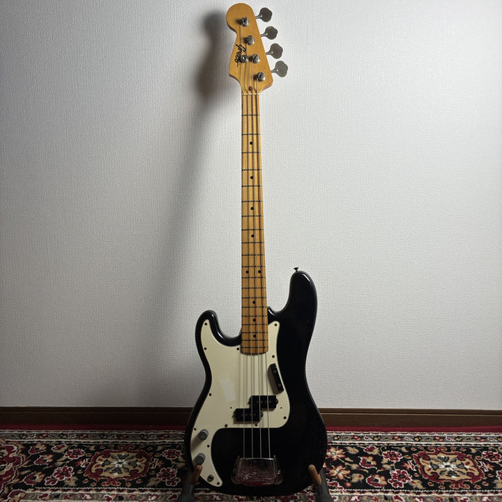 1976 Greco PB-500 Precision Bass Left-Handed Black Maple Neck Lefty MIJ Japan