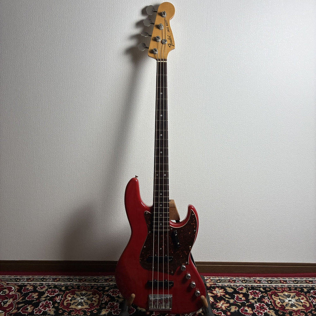 1987-88 Fender Japan Pro Feel Jazz Bass JBR-80R Trans Red MIJ Fujigen G-Serial
