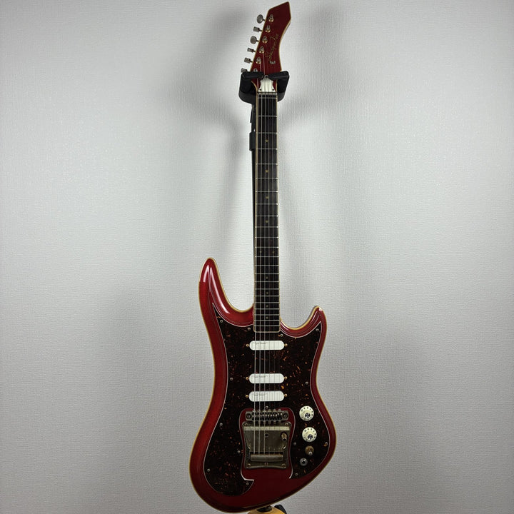 1980s Guyatone LG-1200 Sharp Five Red Sparkle MIJ Bizarre Lace Sensor Mod