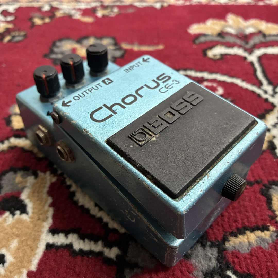 1982-1984 BOSS CE-3 Chorus Black Label ACA MIJ Vintage Analog Stereo Pedal