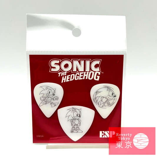 ESP Guitar Pick SONIC THE HEDGEHOG Classic Sonic Pickset Japan Limited New
