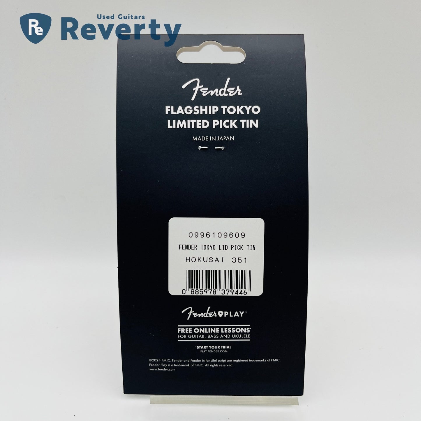 Fender Flagship Store Tokyo Limited Pick TIn HOKUSAI 351 12 Picks Set Brand new