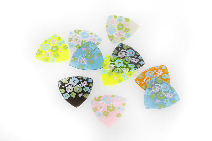Fender Flagship Store Tokyo Limited Pick Flower Collection TIn 10 Picks Set new