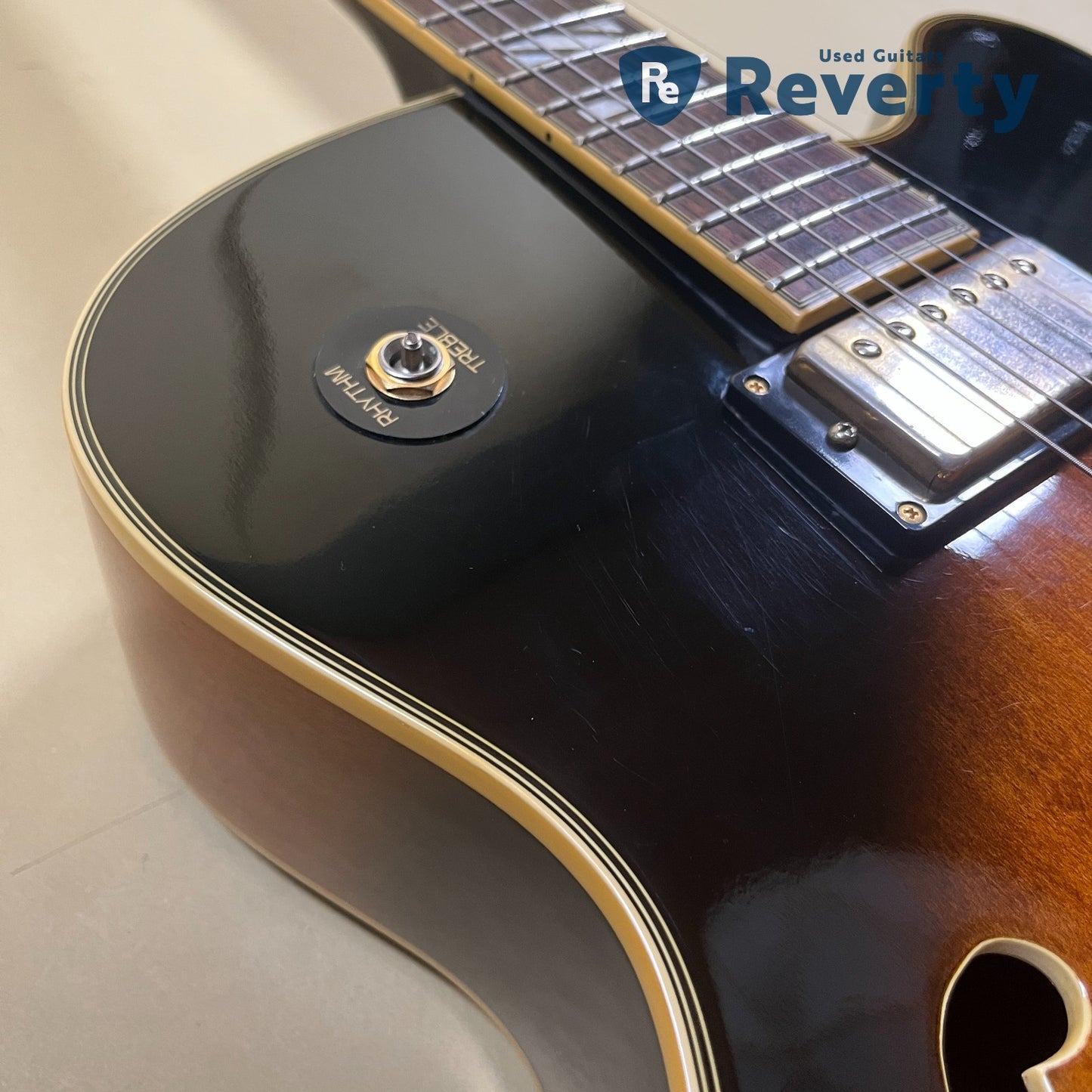 Aria Pro II FA-70TR BRSB Jazz Hollowbody Archtop electric guitar w/Hard case